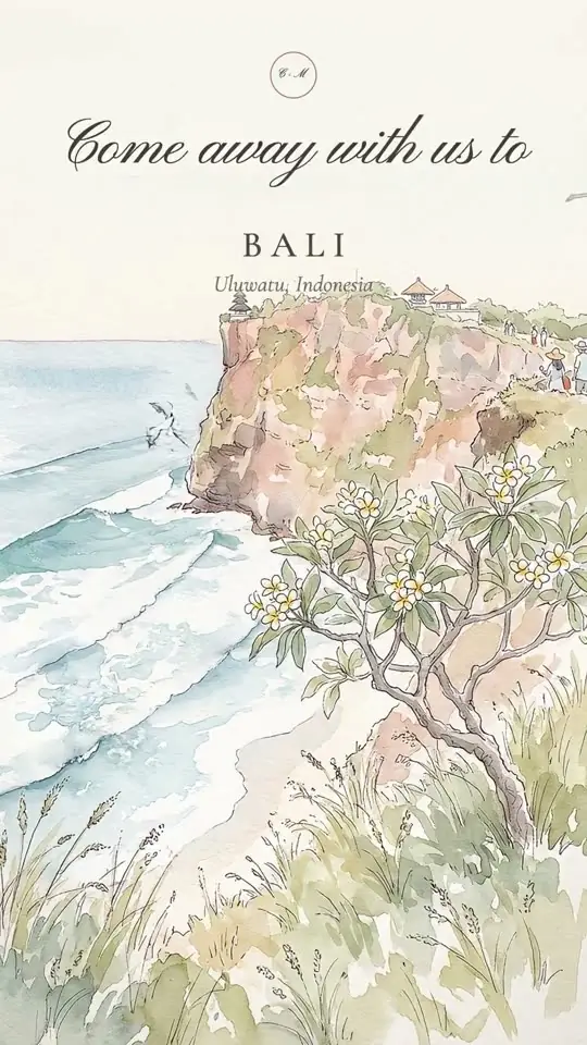 A Bali wedding weekend invitation film