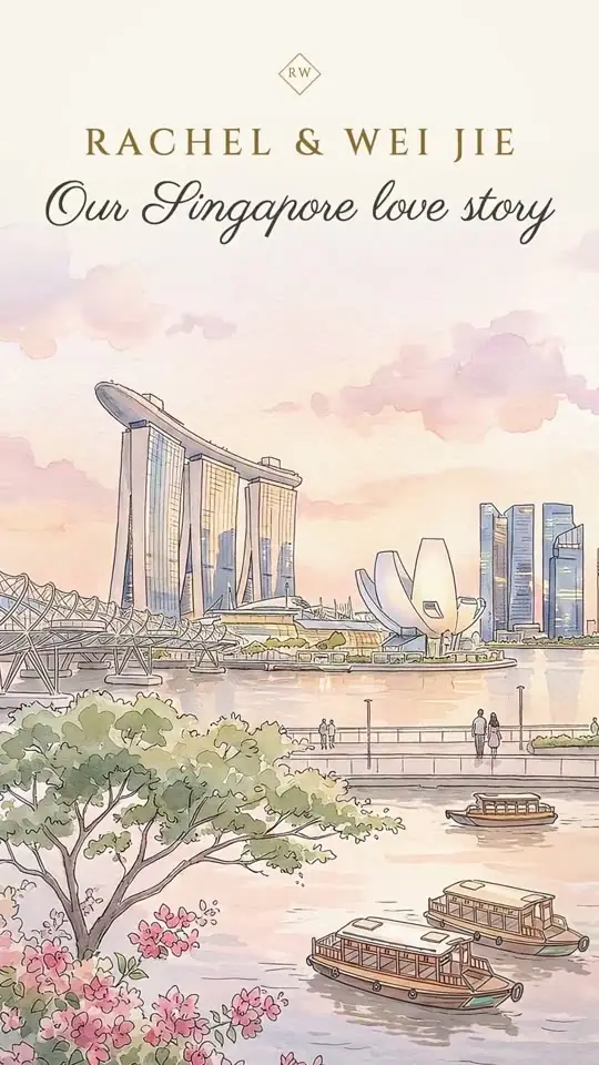 A Singapore love story and banquet invitation film